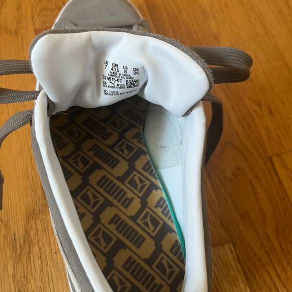 New in Box Puma Suede Classic XXI steel gray size 10 womens (size 8 mens) - Picture 3 of 12